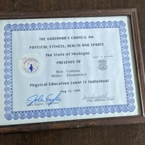 John Engler/Governor of Michigan autograph